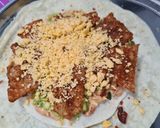 A picture of step 4 of Crunch wrap.