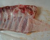 A picture of step 1 of Ribs in an oven.