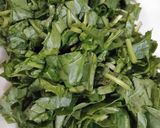 A picture of step 3 of Chatpata Palak Paneer.