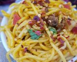 A picture of step 4 of Beef Chowmien.