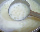 A picture of step 3 of Sabudana Kheer.