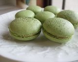 A picture of step 23 of Matcha Green Tea Macarons.