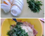 A picture of step 2 of Shiso and Sweet Onion Pizza.