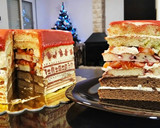 Foto del paso 11 de la receta: Tarta-caja neapolitan cake