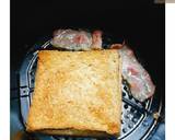 🍞🧀แซนวิชชีส+ไข่ดาวน้ำ+เบคอนทอด🍳🥓(Breakfast) วิธีทำสูตร 4 รูป