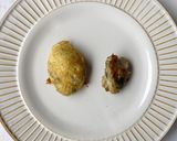 A picture of step 6 of Oyster Piccata (A Western Cheese-Flavored Dish).