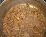 A picture of step 3 of Ugali, greens and beef for supper.