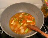 Foto langkah ke 6 dari resep Udang Saus Padang ala Kaki Lima.