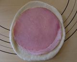 A picture of step 3 of Spiral ✿Ham Rolls✿.