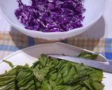 Foto del paso 3 de la receta: Cocinando con verduras - repollo morado, radicheta y zanahoria