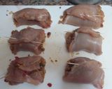 A picture of step 4 of SAUSAGE AND RICE STUFFED CHICKEN BREAST.