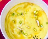 A picture of step 5 of Organic Gondhoraj lemon custard pudding.