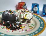 Foto langkah ke 8 dari resep Choco Lava Cake.