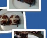 A picture of step 13 of Ladybirds Chocy Choc Cross Buns.