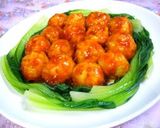 A picture of step 9 of Shrimp-Chicken Meatballs in Chili Sauce.