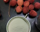 A picture of step 2 of Litchi ice cream.
