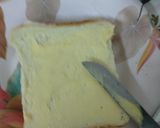 A picture of step 1 of Open cheesy sandwich.