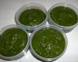 A picture of step 4 of Authentic Pesto Genovese (Basil Sauce).