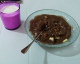 A picture of step 3 of The ideal fruity chocolaty breakfast.