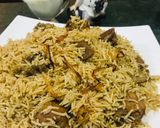 A picture of step 11 of Beef pulao.