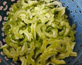 Foto langkah ke 1 dari resep Tumis Pare Tempe Teri.