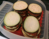 Foto del paso 7 de la receta: Moussaka de berenjena, patata y boloñesa vegetariana en estuche Lékué