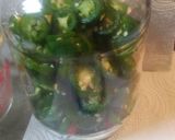 A picture of step 2 of Pickled Peppers simple.