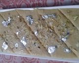 A picture of step 6 of Satora (soji ka tukri halwa).
