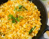 A picture of step 3 of Carrot Rice.