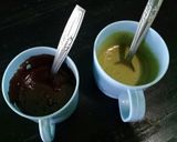 Foto langkah ke 1 dari resep 🍵🍫Brownies Chocolatos Drink Choco Matcha Lembut🍫🍵.