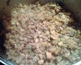 A picture of step 2 of stove top stuffed pork loin.