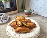 Foto langkah ke 8 dari resep Pastel Pisang Coklat.