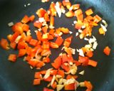 A picture of step 4 of Teriyaki mashed tofu omellete.