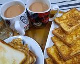 A picture of step 5 of Namkeen Toast.
