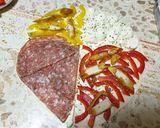 Pas rețetă Triunghi de tortilla umplut 1 fotografie
