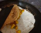 A picture of step 3 of Masala Dosa.