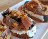 Foto del paso 4 de la receta Pincho de queso crema con tomate seco y anchoas