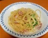 A picture of step 8 of Spinach and Bacon Cream Pasta.