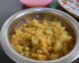 A picture of step 3 of Bottle gourd kootu.