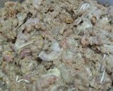 Foto del paso 3 de la receta: Salchichas🌭ahumadas🍖de pollo🍗y cerdo🥓caseras🌭🧄🥙