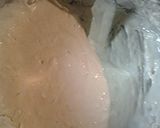 A picture of step 1 of Buttermilk battered fried chicken.