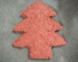 A picture of step 2 of Christmas Tree Hamburger Steak.