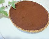 A picture of step 10 of Rum Scented Chocolate Tart for Valentine's Day.