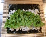 A picture of step 12 of Beef Yakiniku (BBQ) Roll California Style.