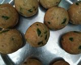 A picture of step 3 of Chicken mayo ball.
