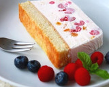 A picture of step 9 of Citrus Ice Cream Cake with Berries and Yogurt.