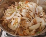 Szójaszószos csirkecomb filés zölséges píritott makaróni tészta recept fázis 4 fotója