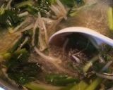 A picture of step 2 of Alpine Leek Consommé Butter Soup.