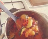 A picture of step 6 of Vegetarian Zucchini Chili.