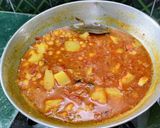 A picture of step 7 of Potato, Dry Yellow Peas Curry (Aloo, Yellow Matar Subzi).